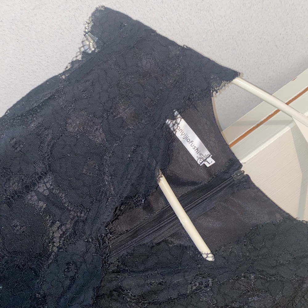 Lace Black Jumpsuit